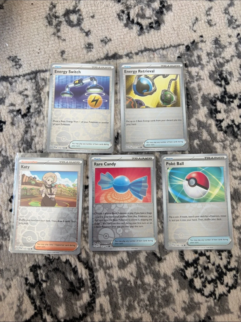 Pokémon Scarlet and Violet Reverse Holo Trainer Lot 11 Cards | ✨5/$25✨